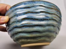 Load image into Gallery viewer, Ice Blue Carved Bowl

