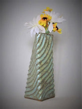 Load image into Gallery viewer, Carved 'Twisted Triangle' Vase
