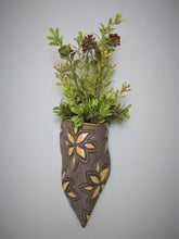 Load image into Gallery viewer, Yellow Flower Wall Pocket
