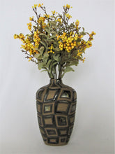 Load image into Gallery viewer, Palladium Grid Carved Vase
