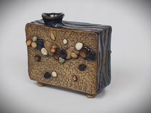 Load image into Gallery viewer, Med. Rectangle 'Pebble' Box Vase
