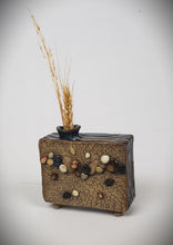 Load image into Gallery viewer, Med. Rectangle 'Pebble' Box Vase
