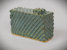 Load image into Gallery viewer, Med. Rectangle Cenote Carved Box Vase
